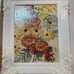 Vintage Set of 4 MCM RF Harnett Floral Pictures
