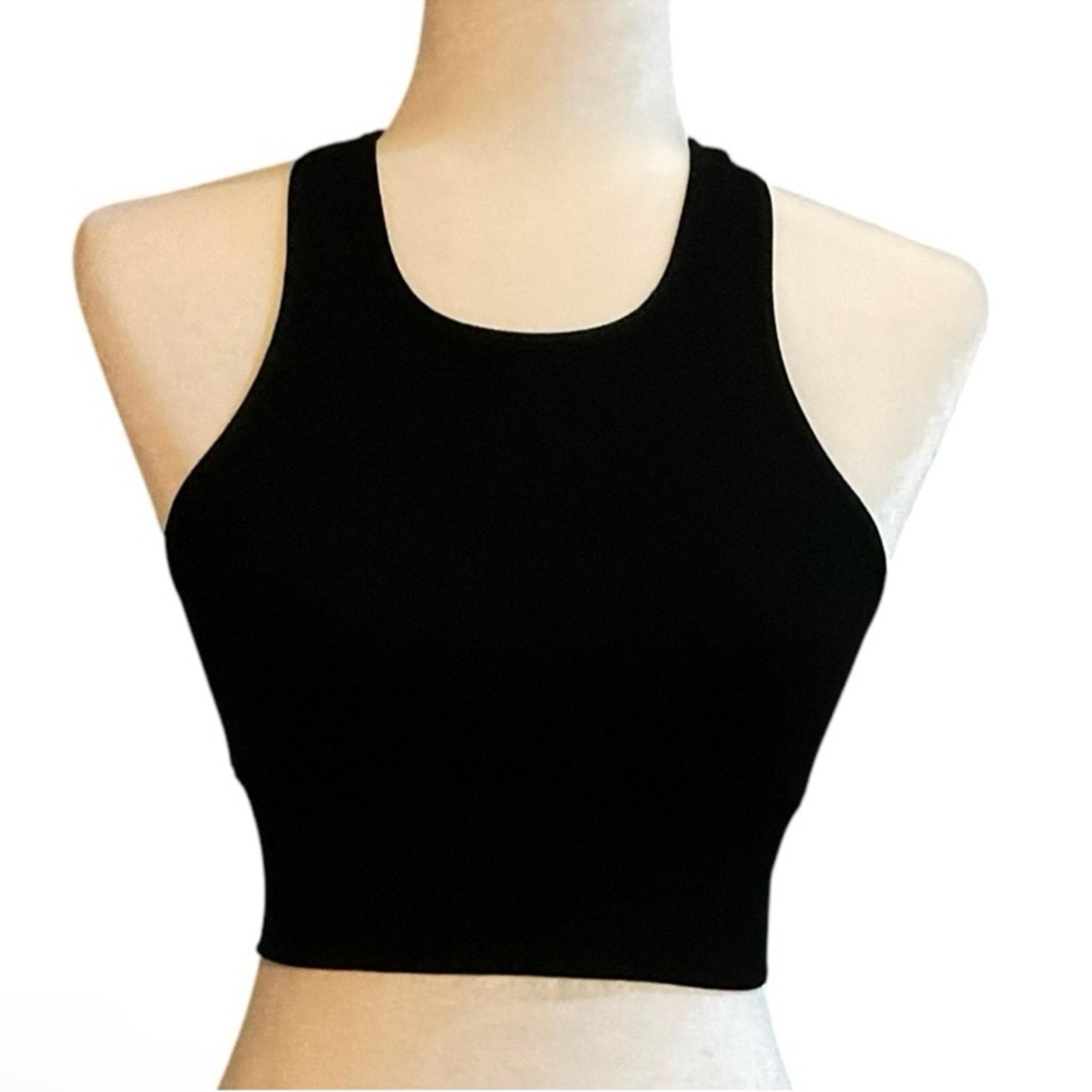 Free People Movement Women's Black Racerback Sports Bra Cami XS/S High Support