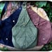 Leaf Bag Backpack Book Messenger Purse ~ Green Brown Black Canvas ~ Elven Forest