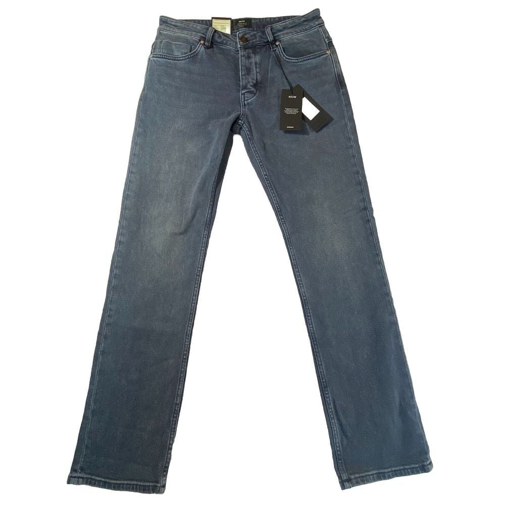 NEUW Men's Jeans 30x32 Straight Razor Stretch Button Fly Stockholm Mid Rise NEW