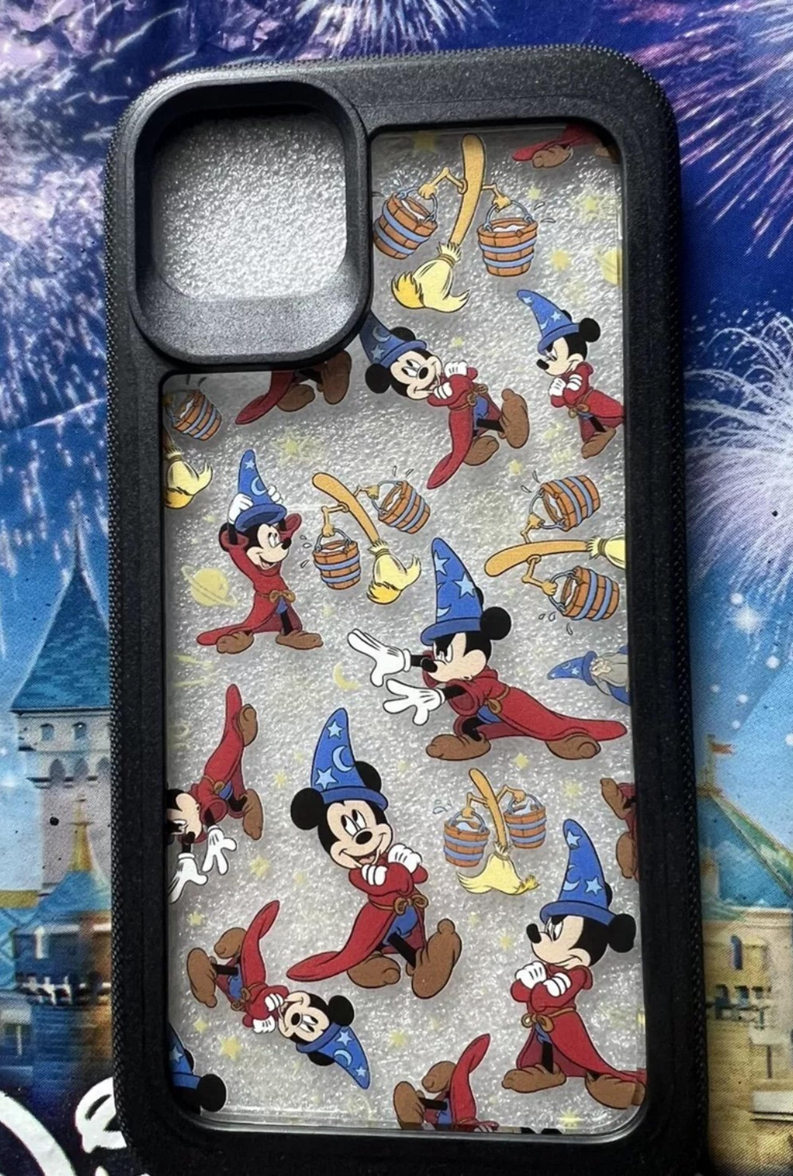 DISNEY PARKS Mickey Mouse The Sorcerer Fantasia 3D IPHONE 16 Pro Max Clear CASE