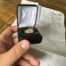 10K gold ring with white gold