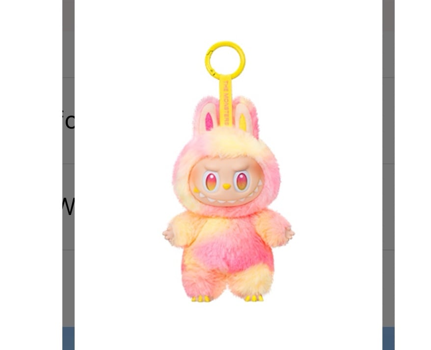 Labubu Monsters Big into Energy V3 Popmart Loyalty Pink Yellow UNOPENED