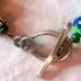 Colorful Handmade Lampwork Glass Bead Bracelet
