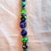 Colorful Handmade Lampwork Glass Bead Bracelet
