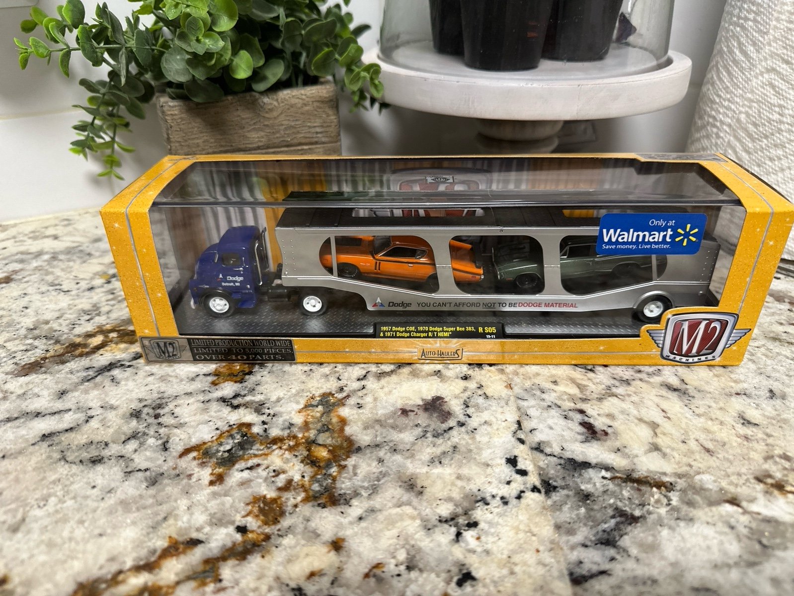 M2 Auto haulers Premium Edition 1957 Dodge COE, 1970 Super Bee 383, 1971 Charg