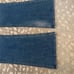 Mother The Runaway “A Whole Lotta Trouble” Blue Distressed Bootcut Jeans Size 32