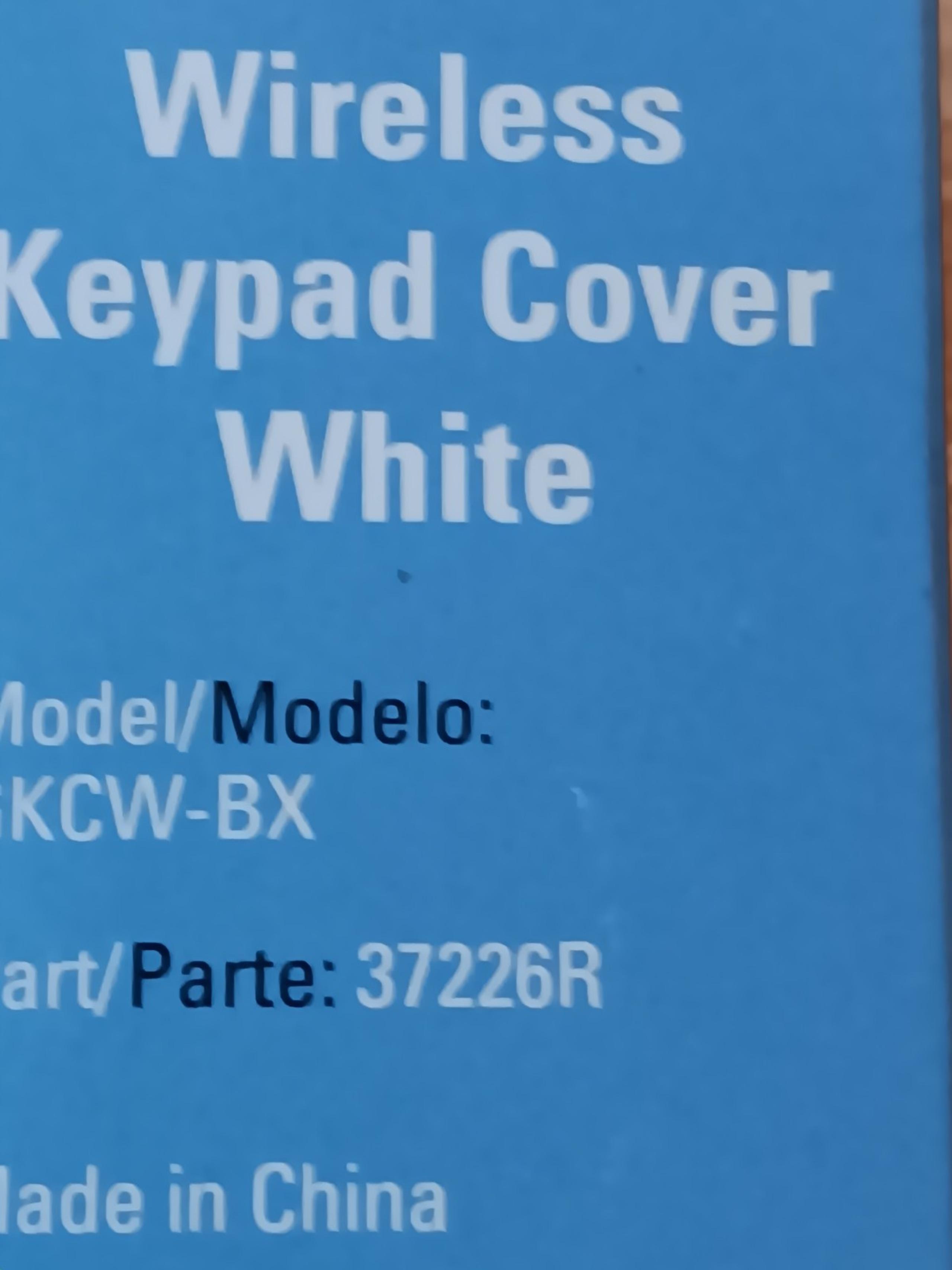GENIE #37226R Digital keypad cover