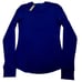 SKIMS Cotton Rib Long Sleeve Henley + Leggings Set Cobalt Large