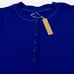 SKIMS Cotton Rib Long Sleeve Henley + Leggings Set Cobalt Large
