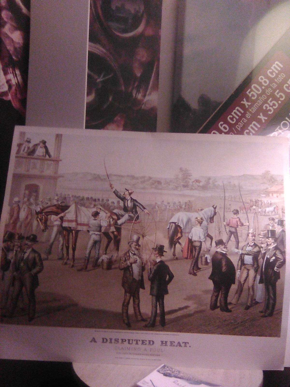Vintage 1950s Currier Ives Lithograph