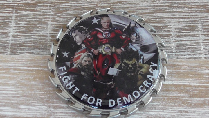 FAM FAMS Federal Air Marshal POTUS Trump Fight For Democracy Challenge Coin