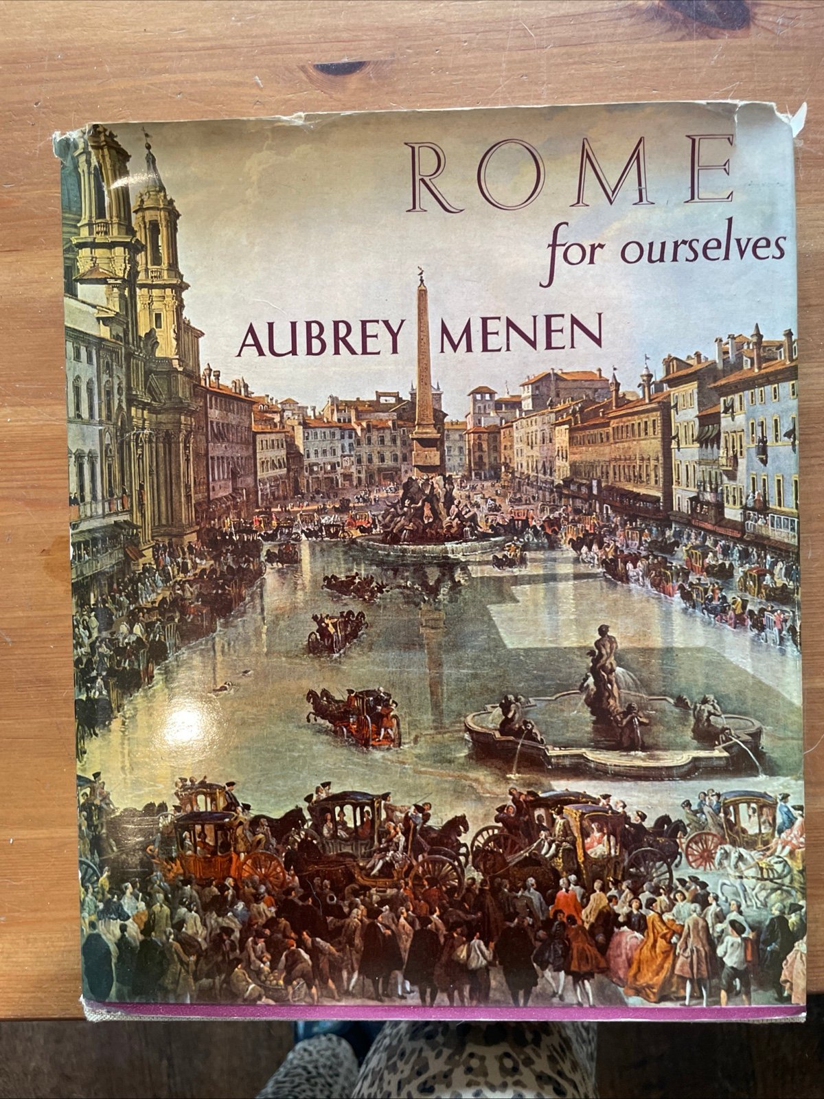 ROME FOR OURSELVES Coffee Table HC book, 151 plates 1960, Aubrey Menen OOP The