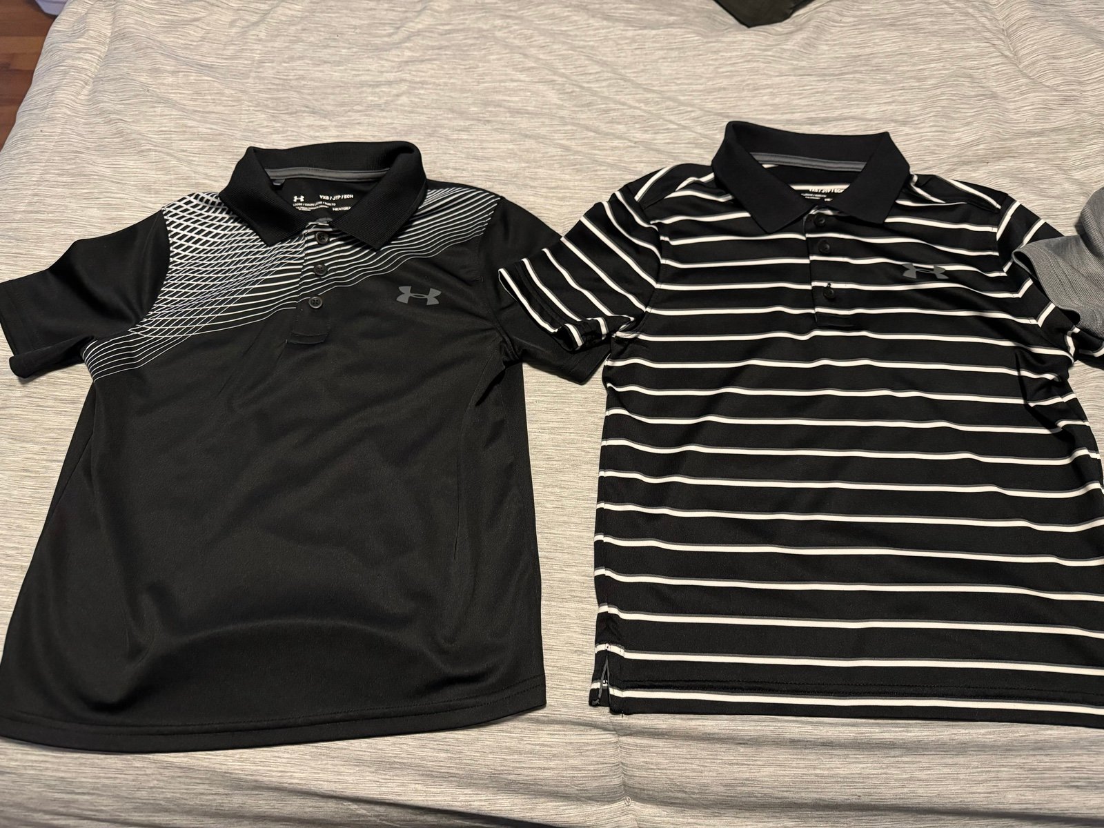 Boys Under Armour Golf Shirts - 9 of them