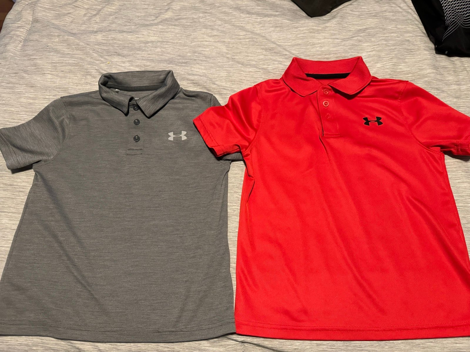 Boys Under Armour Golf Shirts - 9 of them