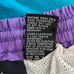 Vintage 80s Converse Magic Johnson Collab L Teal Purple Swim Lined Trunks Shorts
