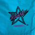 Vintage 80s Converse Magic Johnson Collab L Teal Purple Swim Lined Trunks Shorts