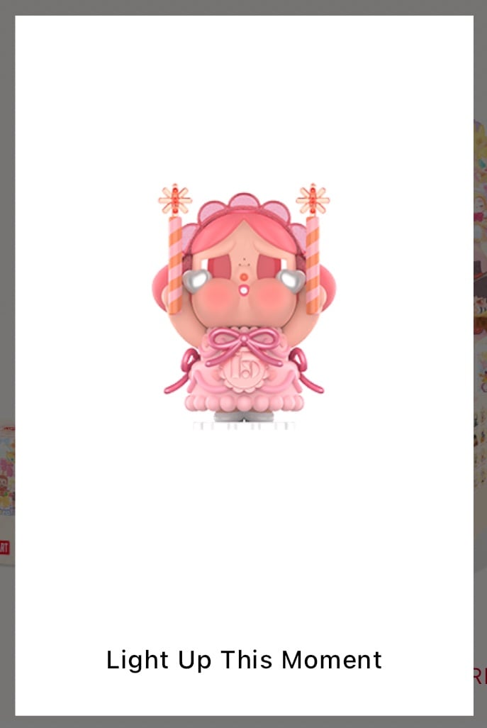 Celebrating the Moment POP MART 15th Anniversary- CryBaby “Light up the Moment”