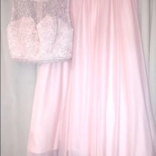 Pink prom dress