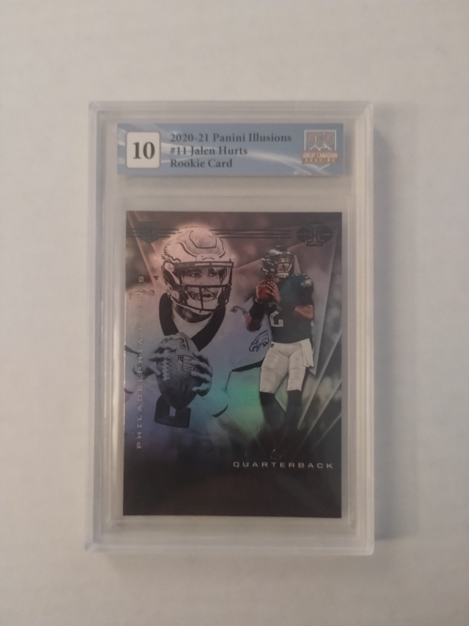jalen hurts rookie card