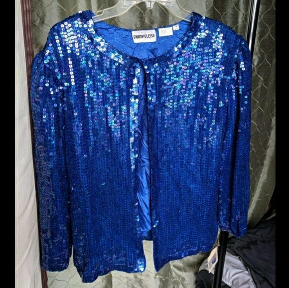 Champ Ellyse Vintage Sequin Jacket