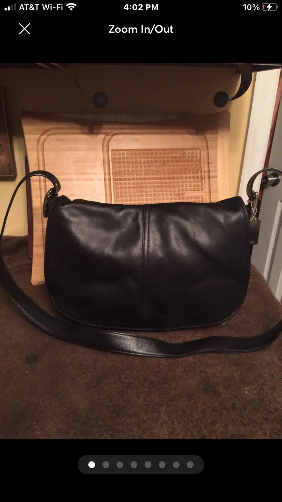 Coach Learher Crossbody Bag::NEW