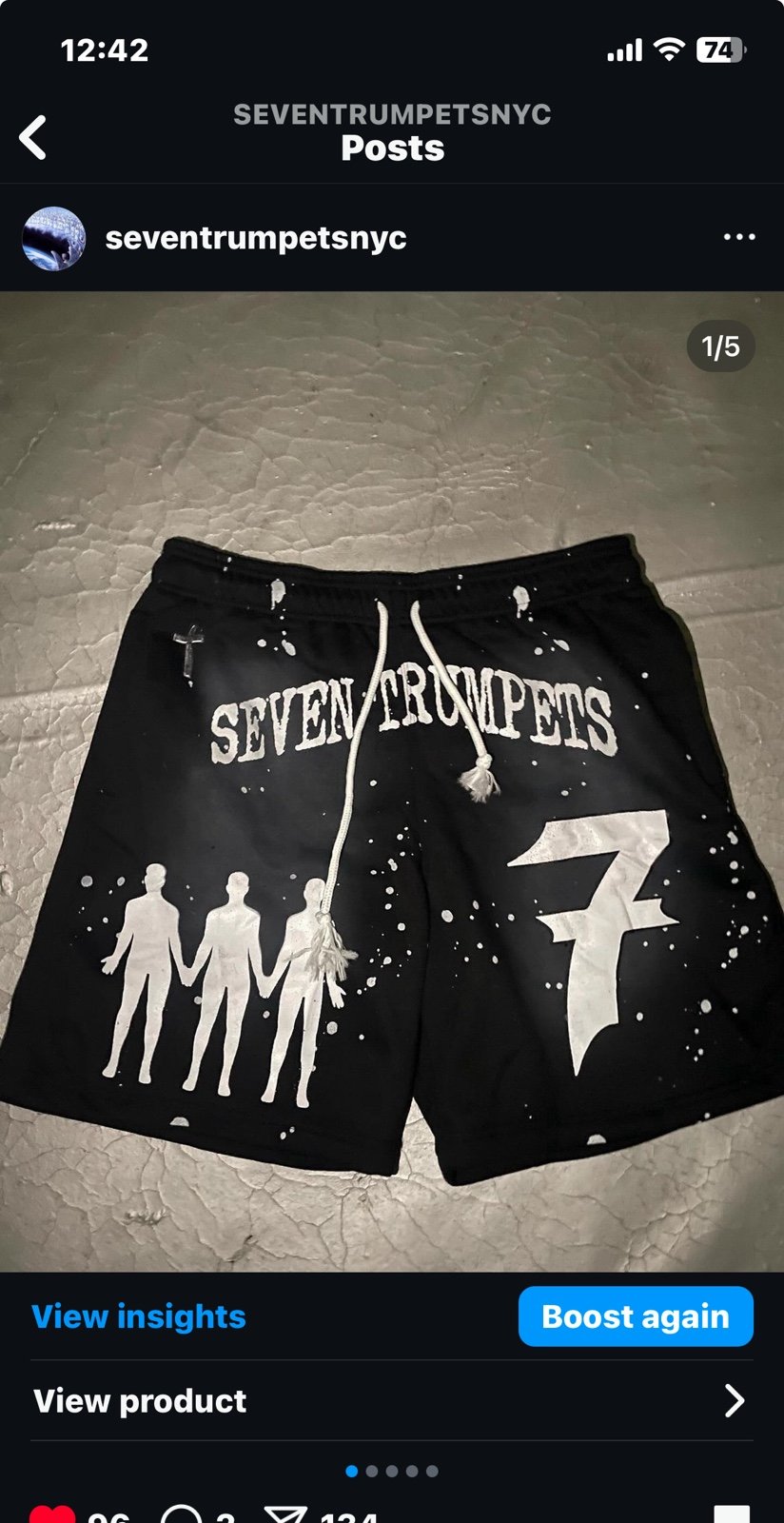 SEVEN TRUMPET SHORTS (SMALL BRAND)