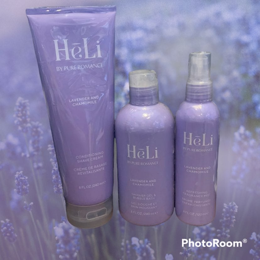 Hēli line- lavender and chamomile