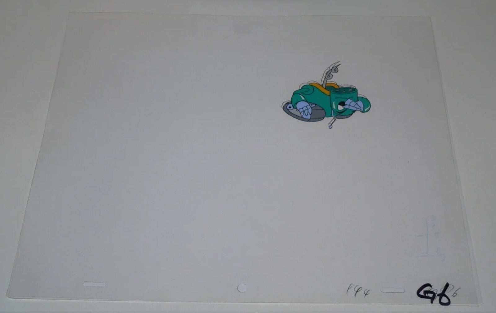 The adventures of sonic the hedgehog Grounder animation cel RARE