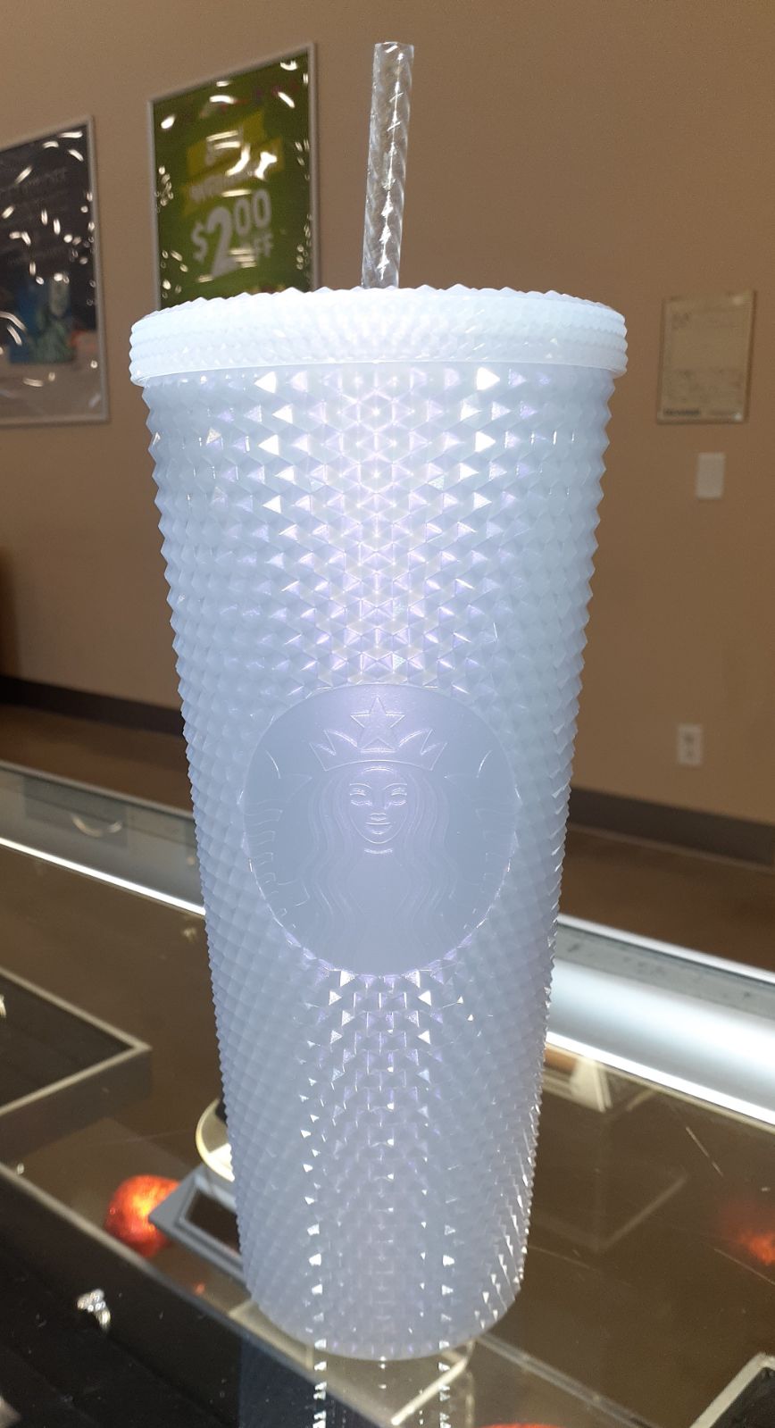 Starbucks Studded White Tumbler