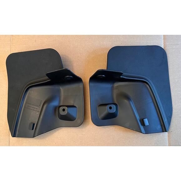 A set of 2 black (pp+ epdm)-MD20+ TPV FLVX Mud Flaps Splash Guards Mudguards