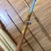 Vintage South Bend 59 9' Bamboo Fly Rod 4 Piece Long Short Tip Sock & Hard Case