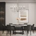 Chandelier Crystal, Brushed Nickel
