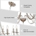 Chandelier Crystal, Brushed Nickel