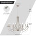 Chandelier Crystal, Brushed Nickel