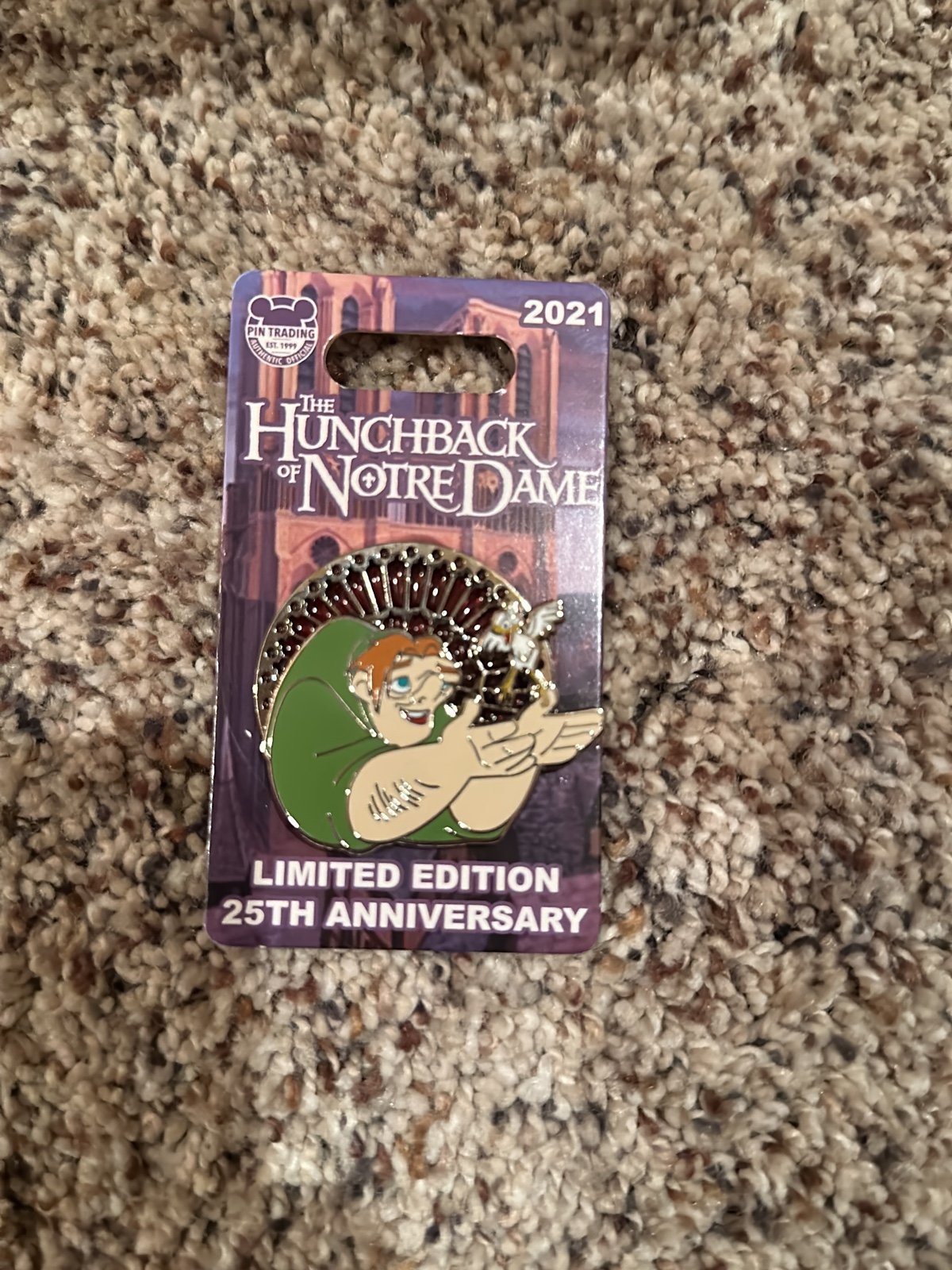 The hunchback of notredame 2021 LE disney pin