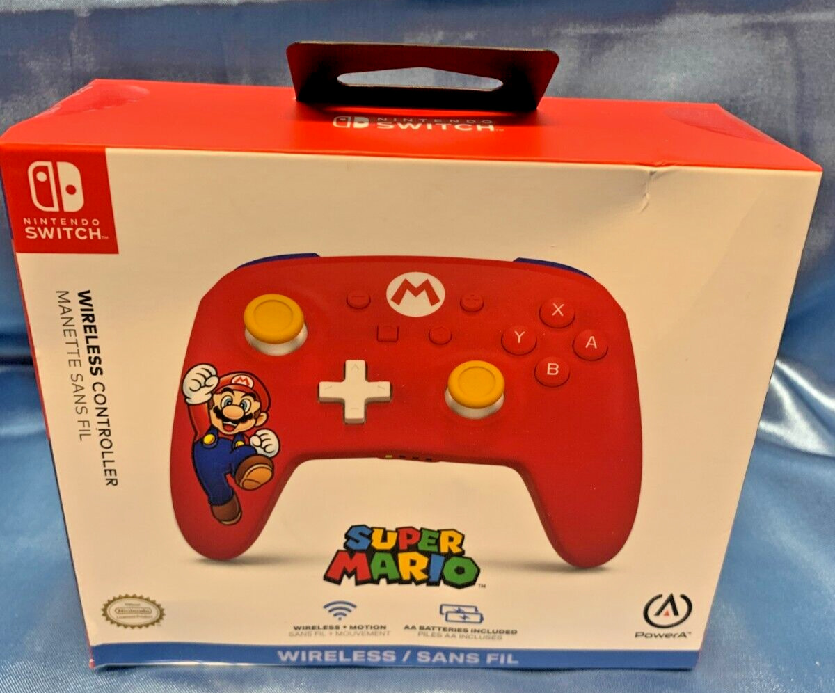 Super Mario Bros Mario Joy Wireless Nintendo Switch Controller *Brand New*