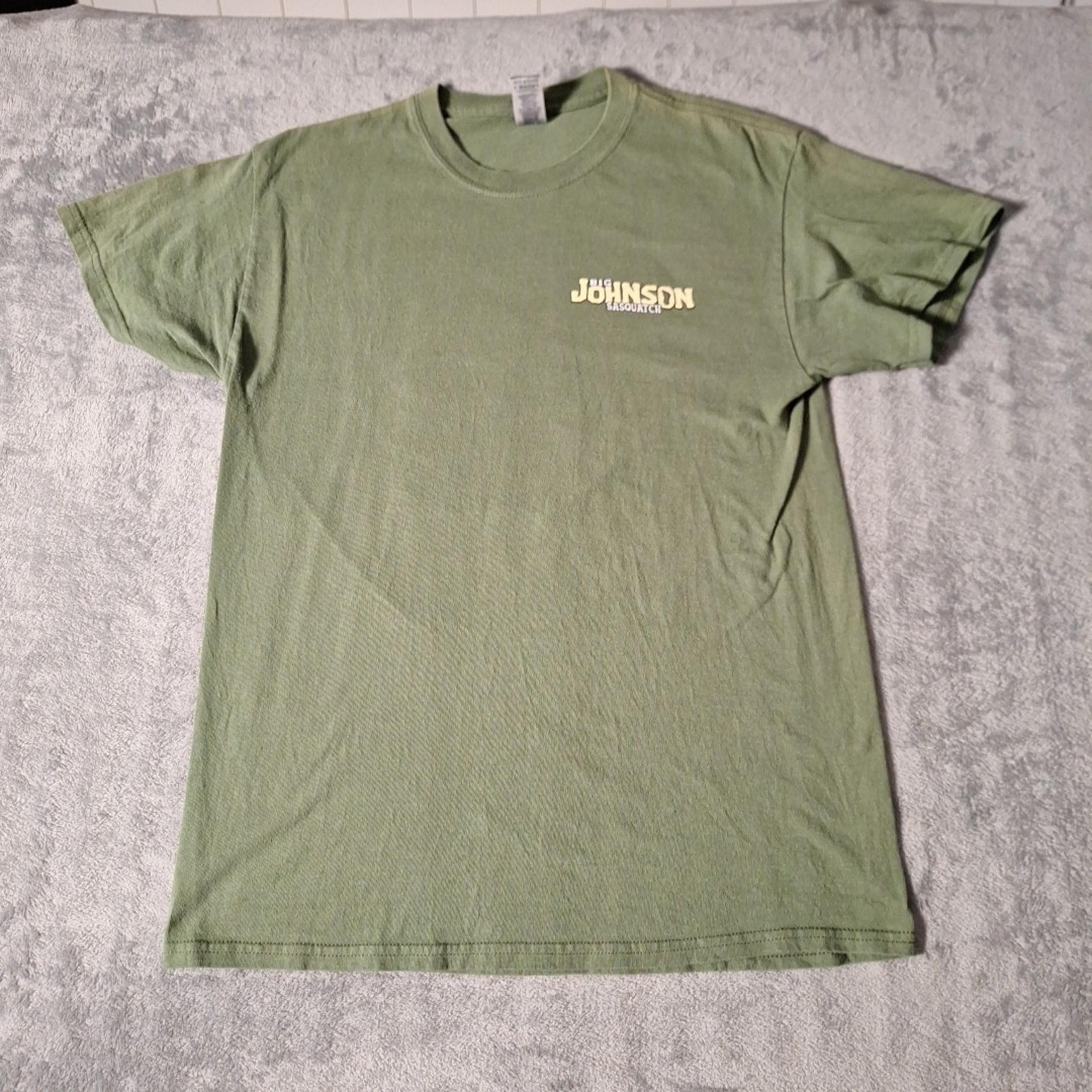 Vintage Big Johnson Sasquatch T-Shirt Size Medium Graphic Print Humor Raunchy