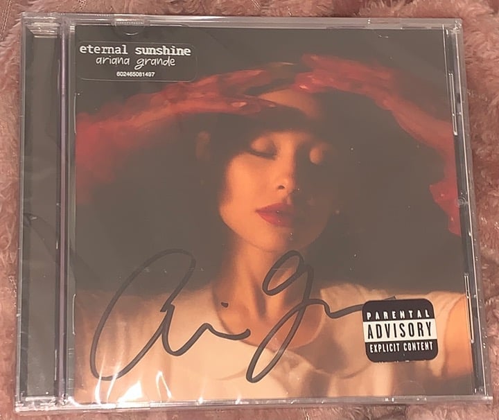 Ariana Grande - Eternal Sunshine CD - Hand Signed