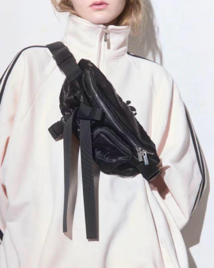 経典ブランド satin ribbon é épine 2way Packs Fanny & Bags Waist bag body バッグ
