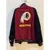 Vintage NFL Washington Redskins Colors Wool Leather Black Zip Jacket Size XXL