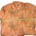 Tommy Bahama Hawaiian Shirt SZ XXL Silk Short Sleeve Orange Pineapple