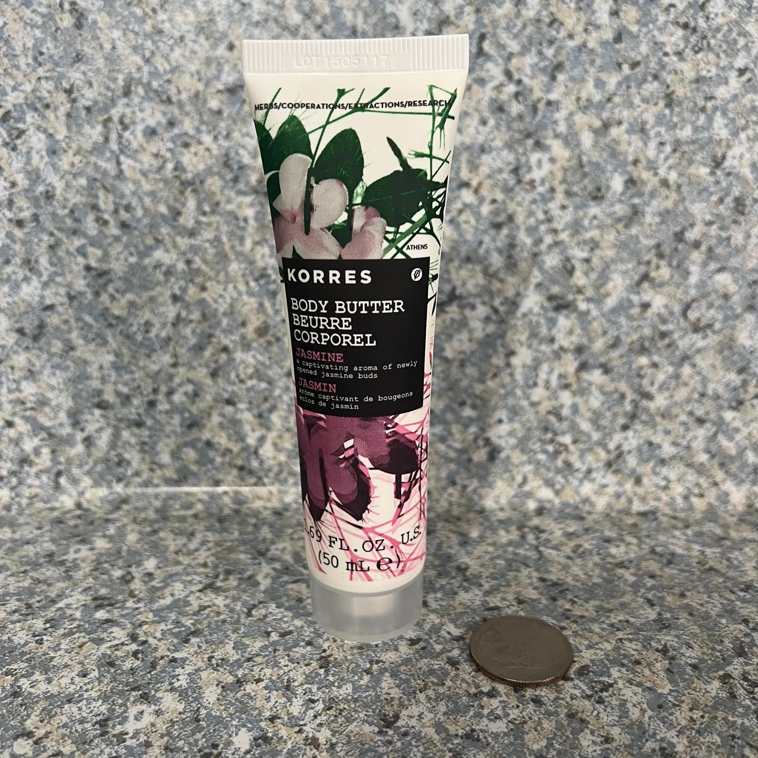 Korres Body Butter Cream Moisturizer Jasmine Travel Size 1.69 oz or 50mL New