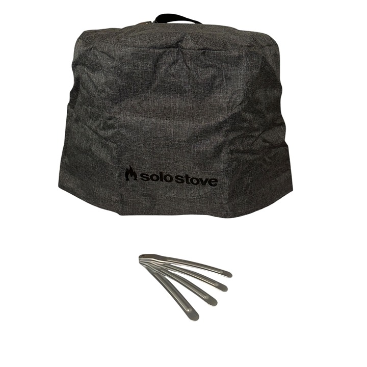 NWT Solo Stove Ranger Fire Pit Protective Shelter Gray Cover Complete