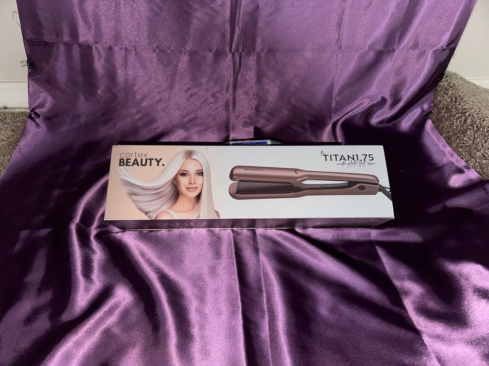 Cortex Beauty The Titan 1.75 inch Wide Plate Flat Iron Pink New