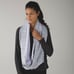 Lululemon Vinyasa Scarf *Fleece Dottie Eyelet White Black / White