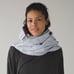 Lululemon Vinyasa Scarf *Fleece Dottie Eyelet White Black / White