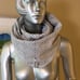 Lululemon Vinyasa Scarf *Fleece Dottie Eyelet White Black / White