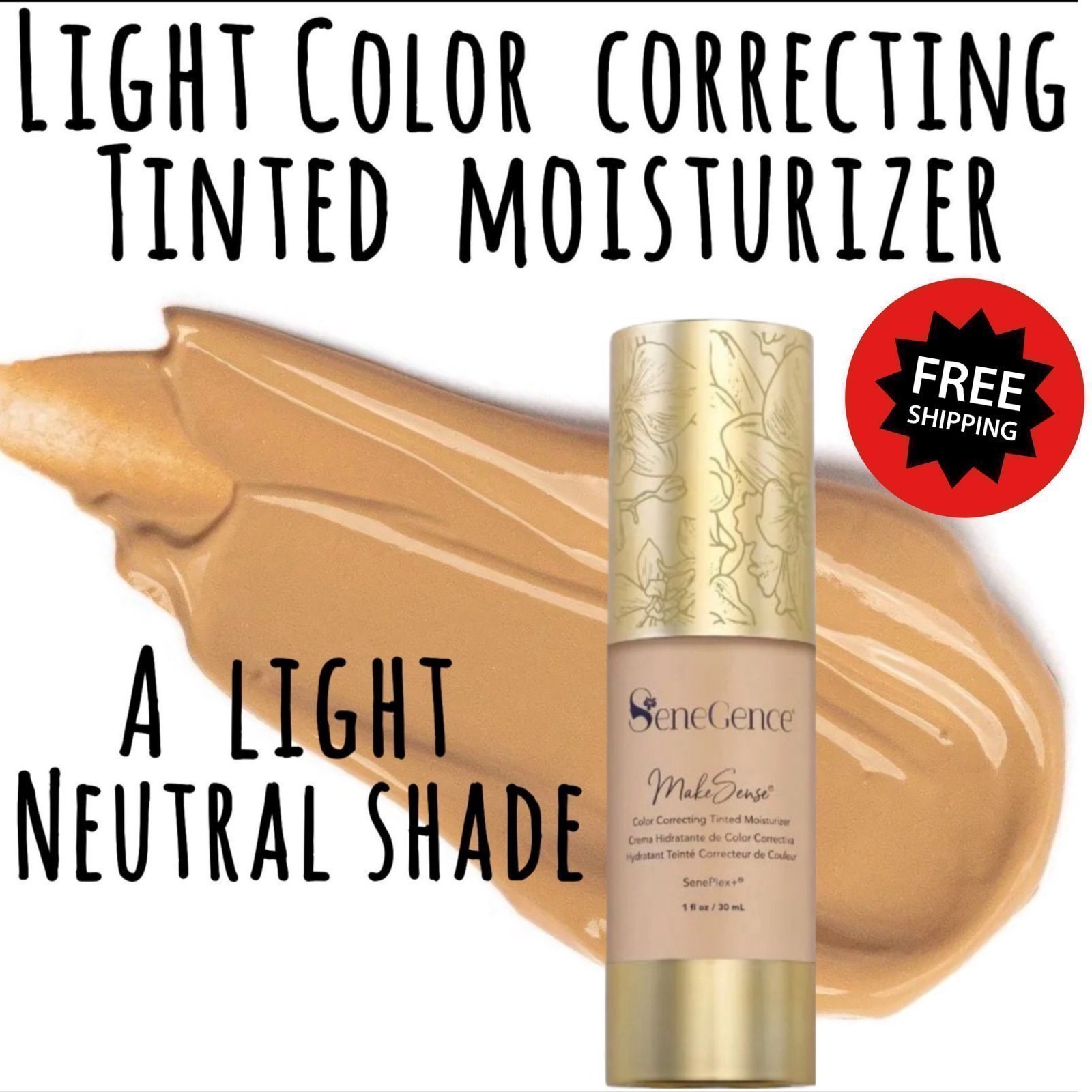 BRAND NEW! Senegence Light Color Correcting Tinted Moisturizer