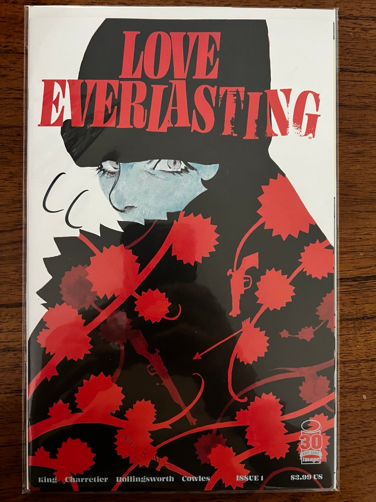 Love Everlasting #1 1:25 Mattias Bergara Variant Brand New Signed By Letterer